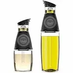 Blümwares - Oil And Vinegar Dispenser Set With Drip-Free Spouts, 500ml 250ml Each