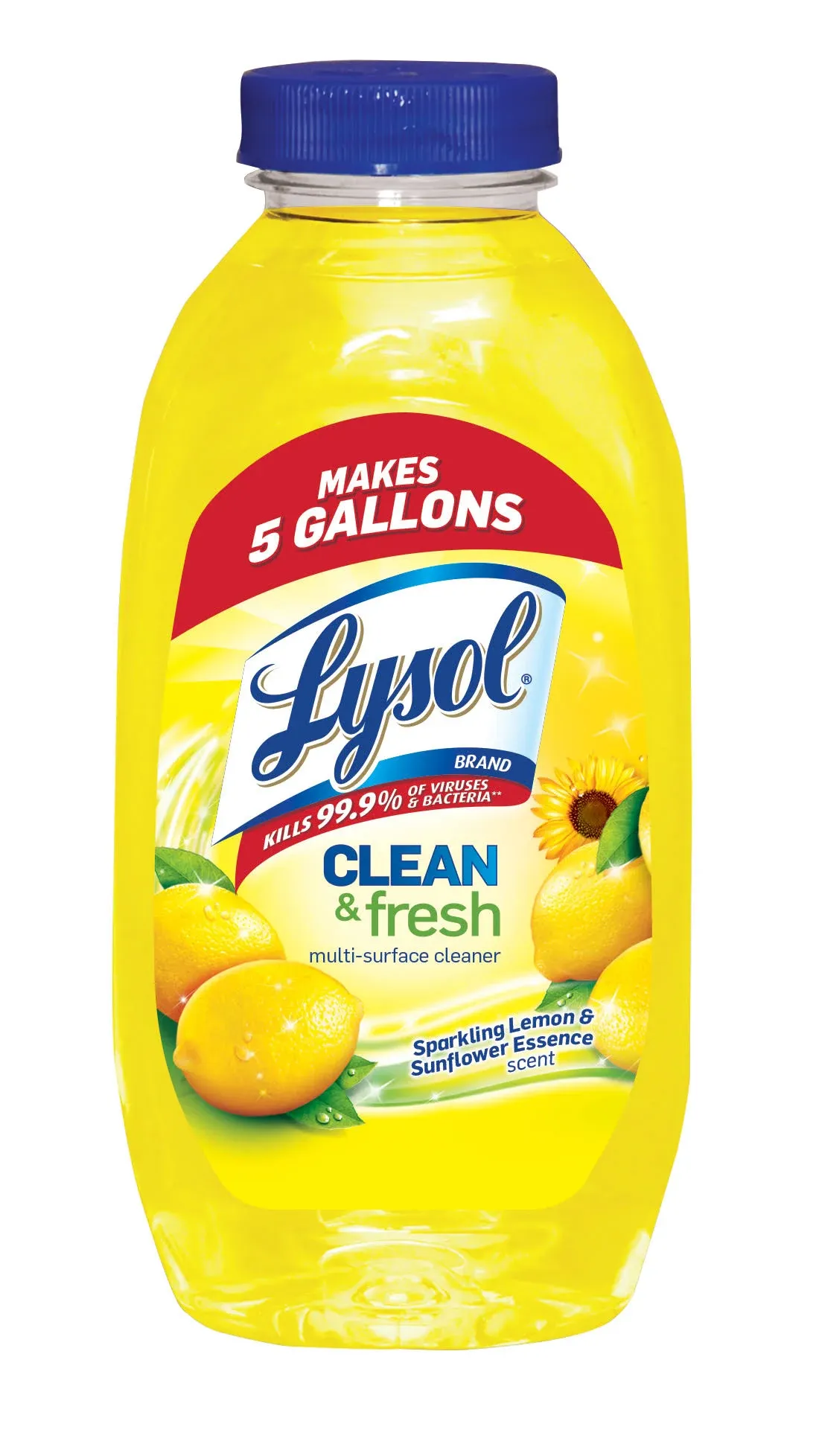 Lysol Clean and Fresh Multi-Surface Cleaner Sparkling Lemon and Sunflower Essence