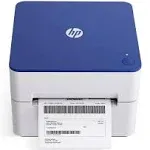 HP - Shipping Label Printer, Internal Tray 4x6 Direct Thermal Printer - 300 dpi