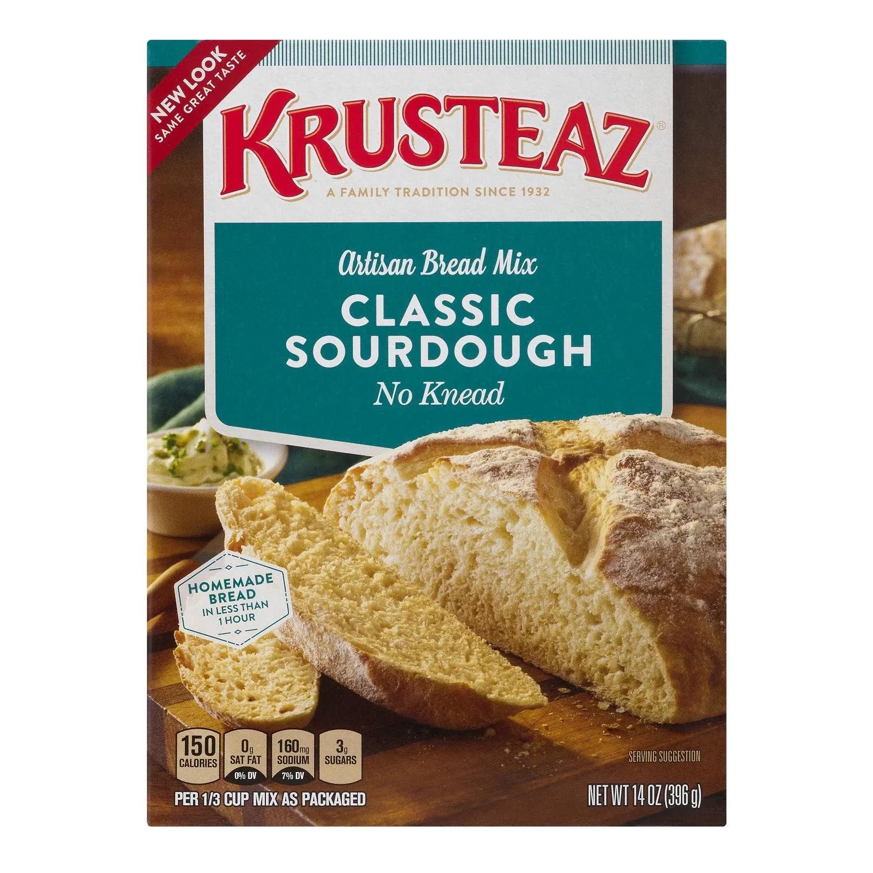 Krusteaz Bread Mix, No Knead, Sourdough - 14 oz