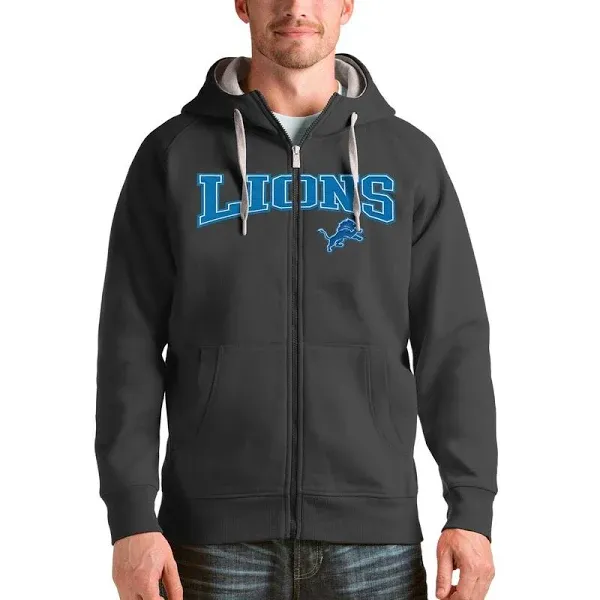 Antigua Men's NFL Wordmark Victory Full-Zip Hoodie