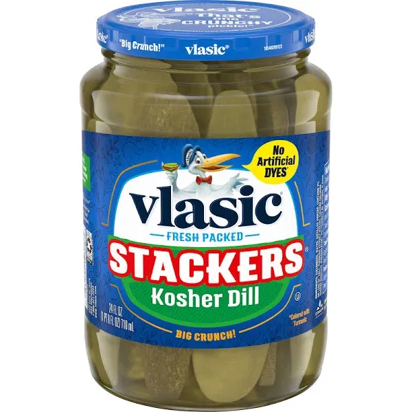 Vlasic Kosher Dill Stackers Pickles