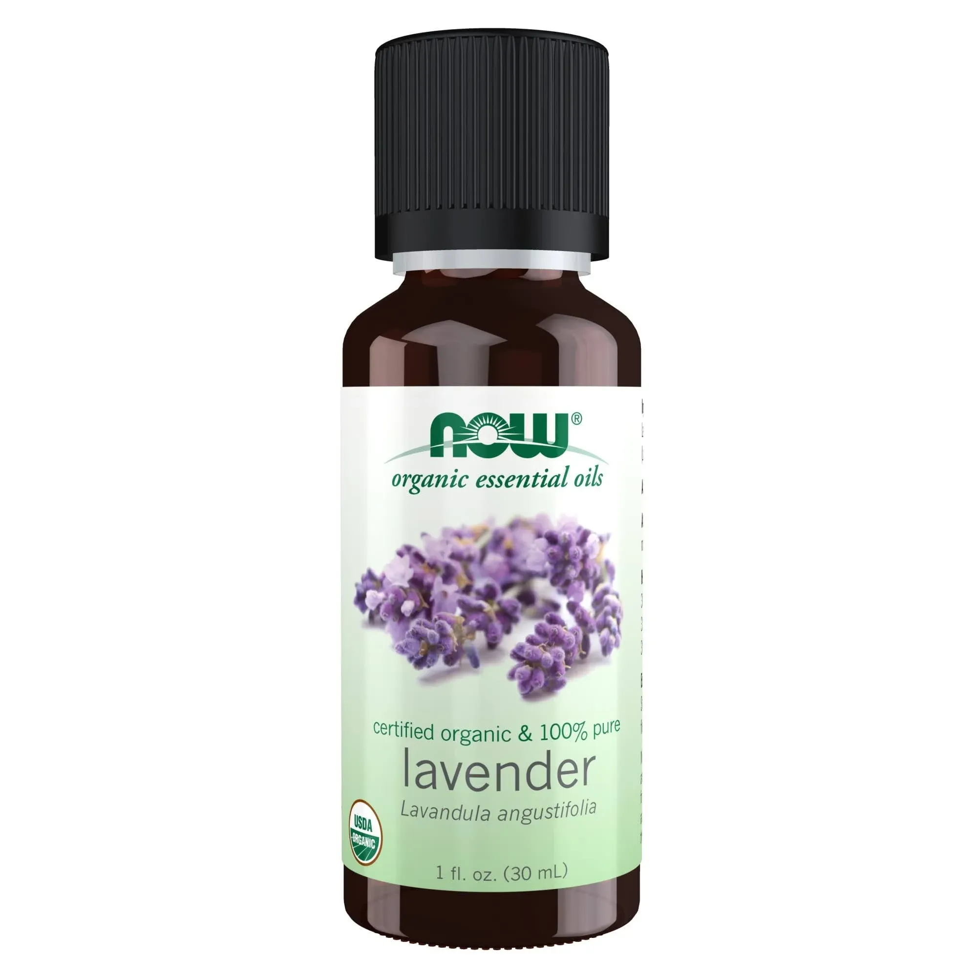 NOW Foods, Organic Essential Oils, Lavender, 1 fl oz (30 ml)