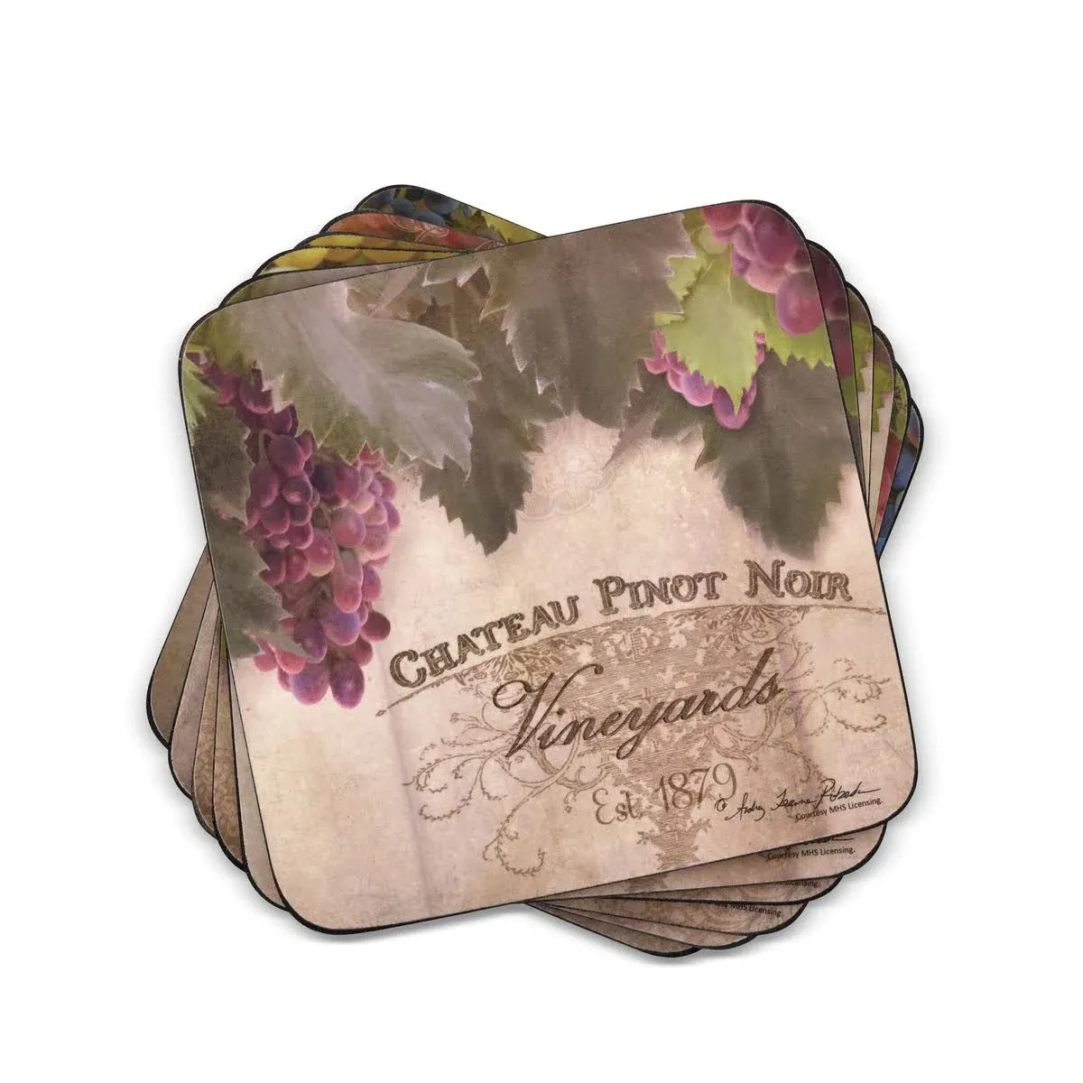 Pimpernel Coasters, Tuscan Vineyard, Set of 6