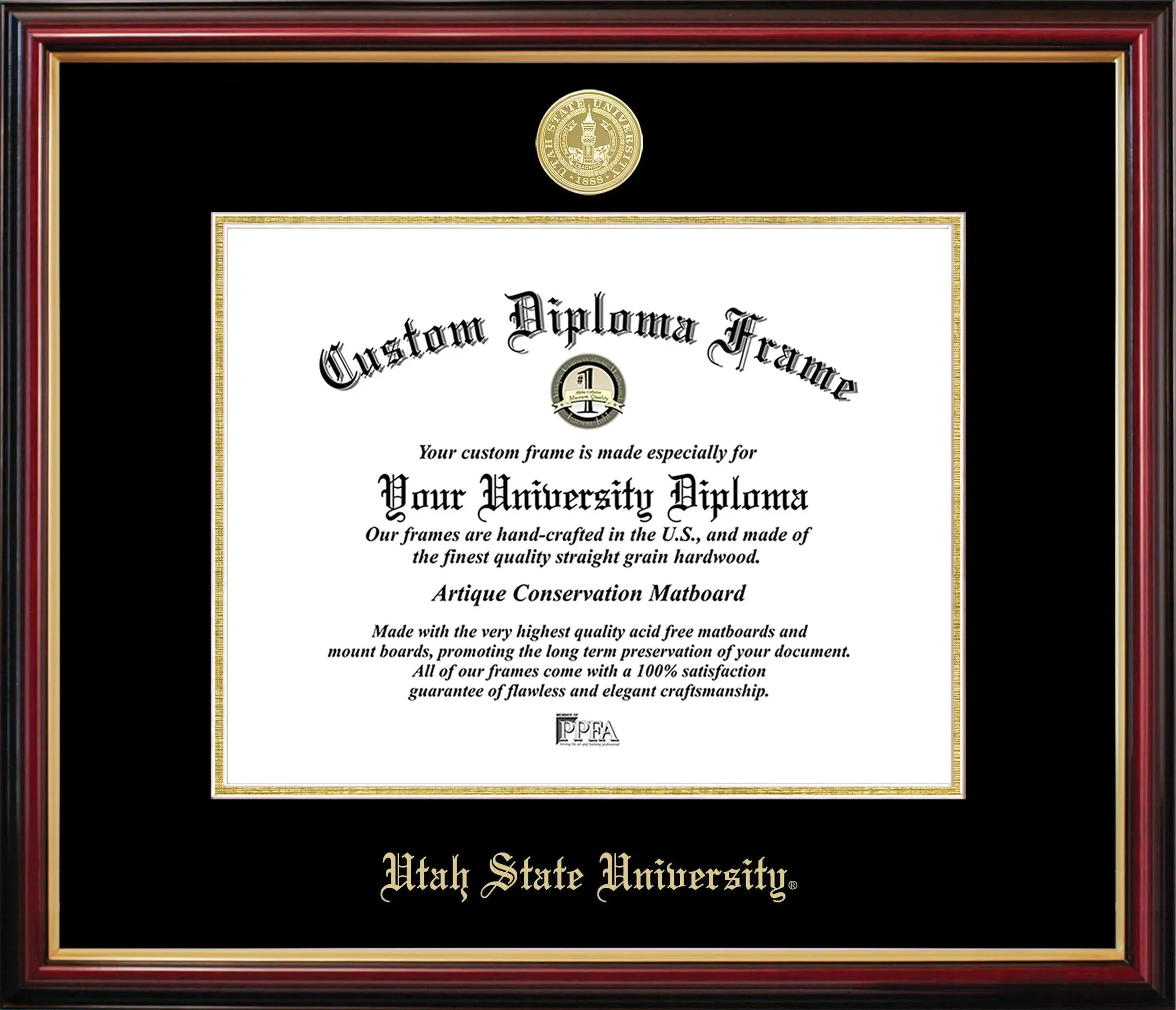 Campus Images Utah State University Petite Diploma Frame