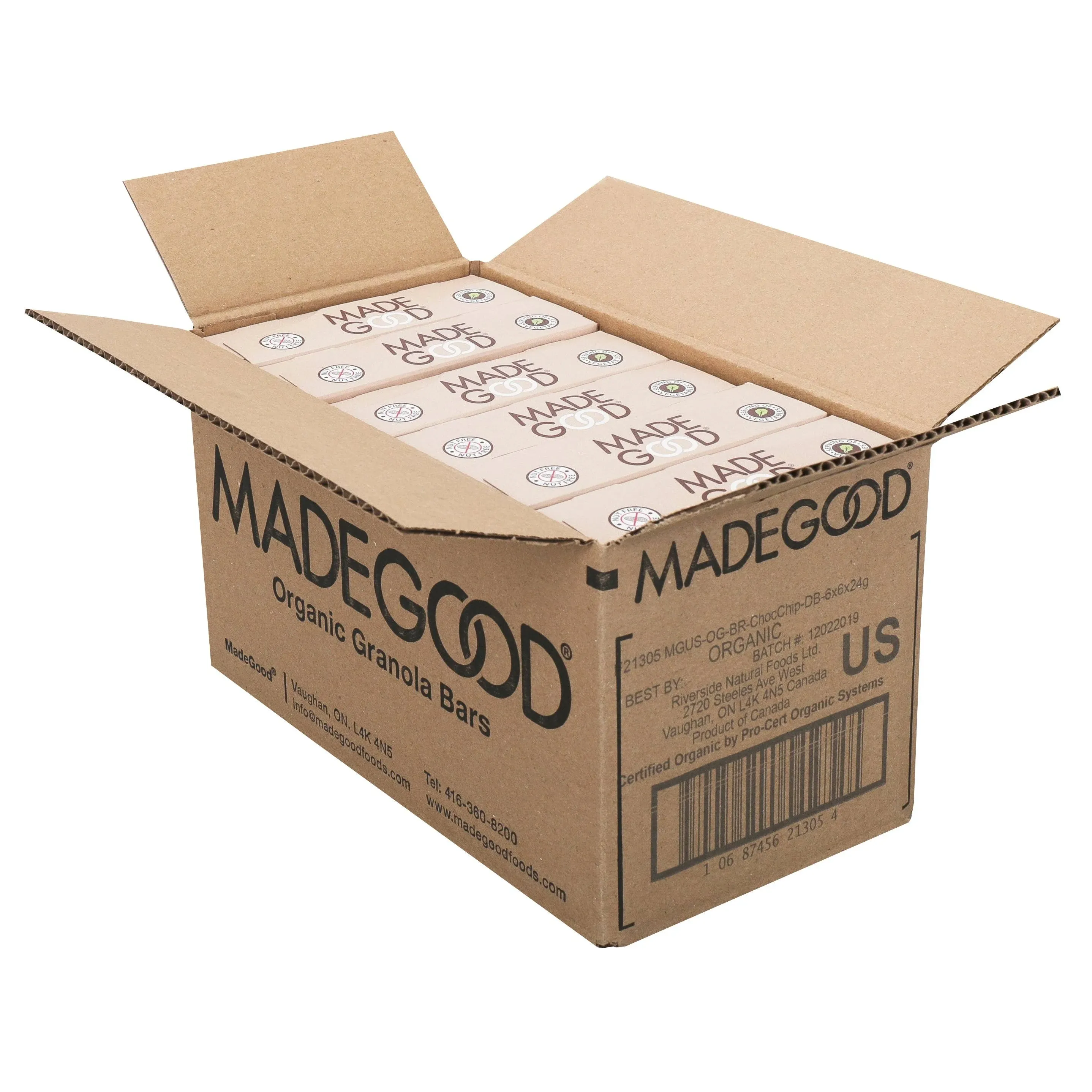 MadeGood Chocolate Chip Granola Bars