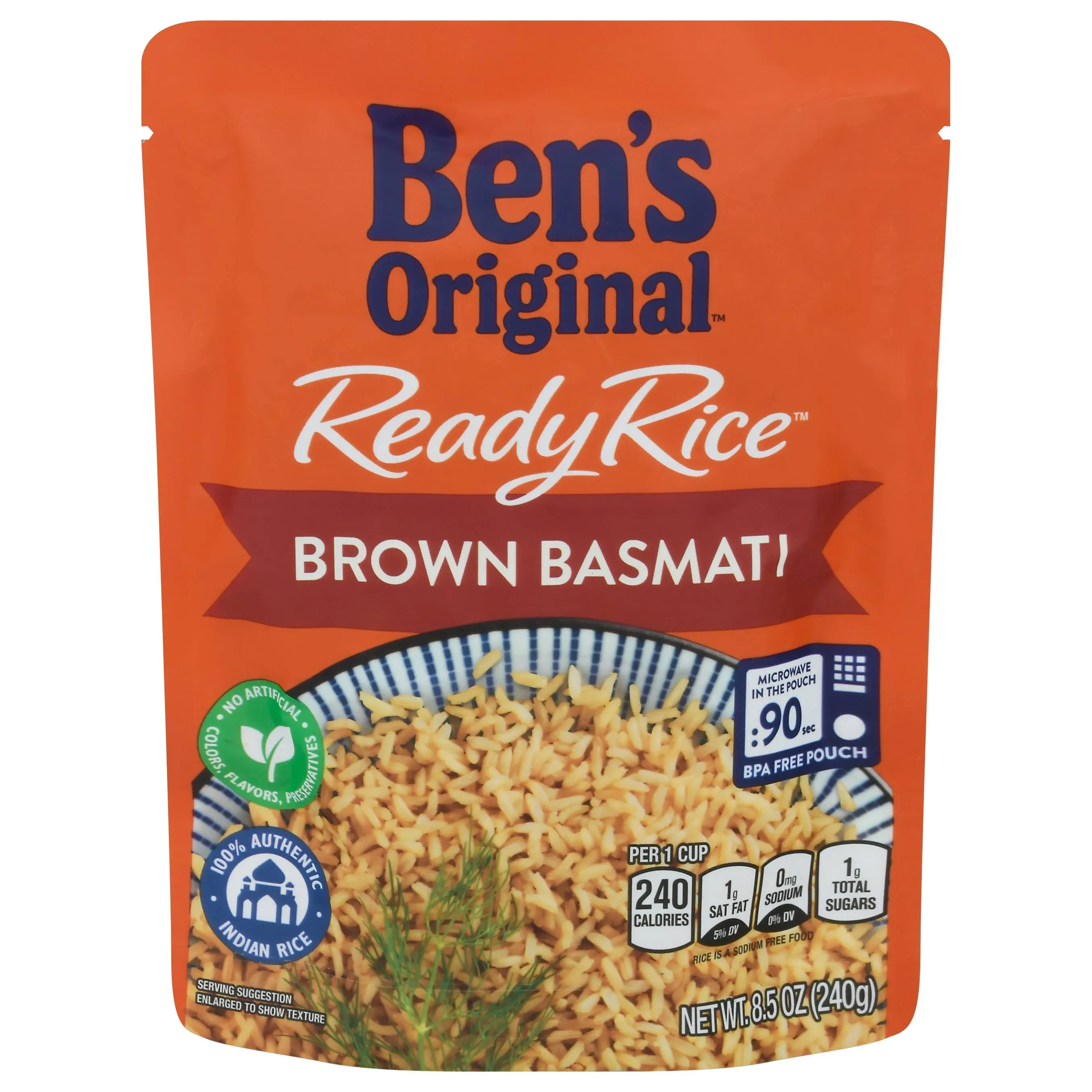 Ben's Original Ready Rice Rice, Brown Basmati - 8.5 oz