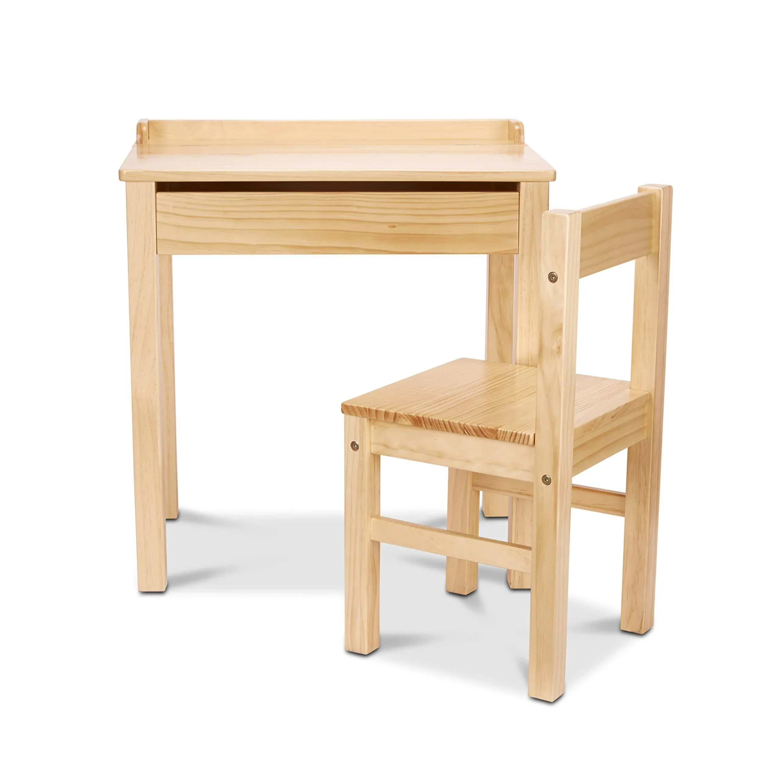 Melissa & Doug Wooden Lift-Top Desk & Chair