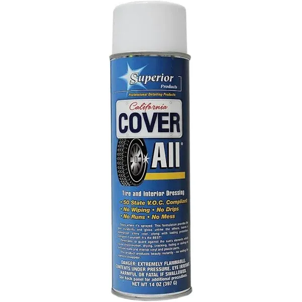 Superior Products California Cover All High Gloss Tire Dressing Aeroso at AutoZone