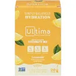 Ultima Replenisher New Formula Lemonade (20 count Stickpacks) Net WT 25 OZ