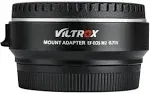 Cámara adaptador de montura de lente viltrox ef-Eos m2 anillo adaptador de ...