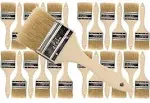 Pro Grade - Chip Paint Brushes - 24 Ea 2.5 Inch Chip Paint Brush Light Brown