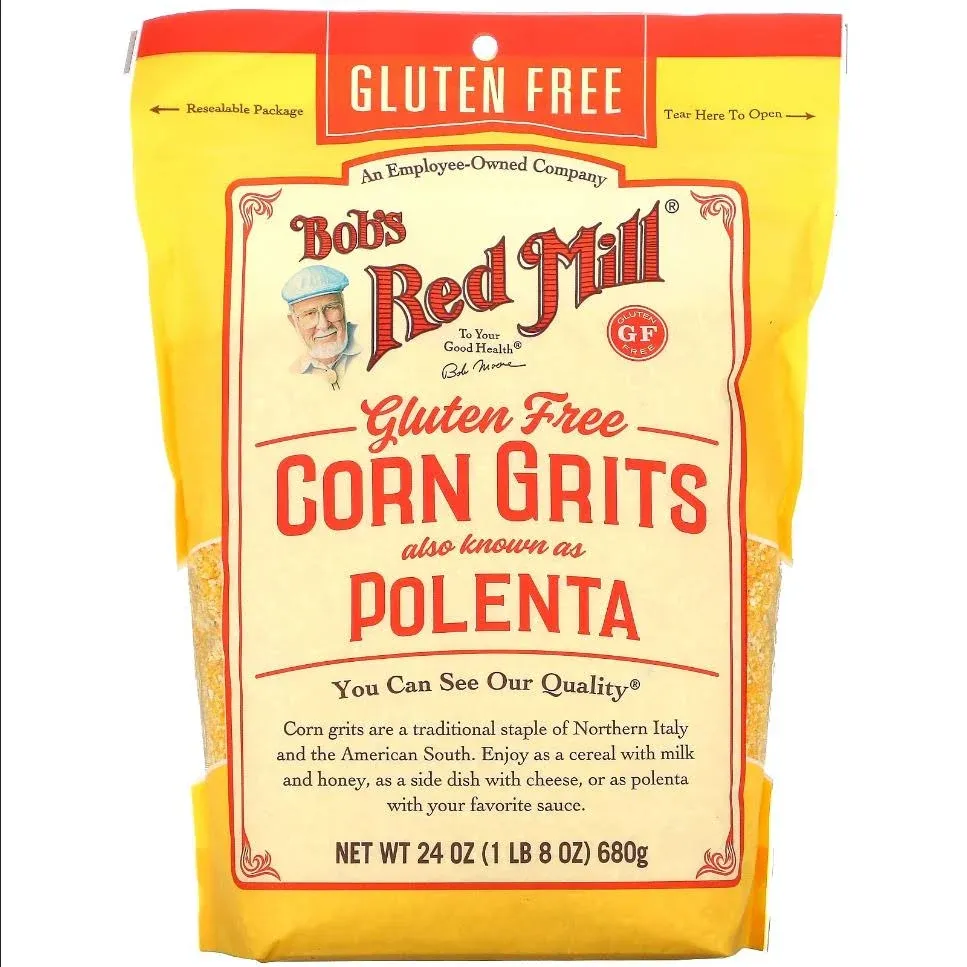 Bob's Red Mill Gluten Free Corn Grits / Polenta, 24 Ounce