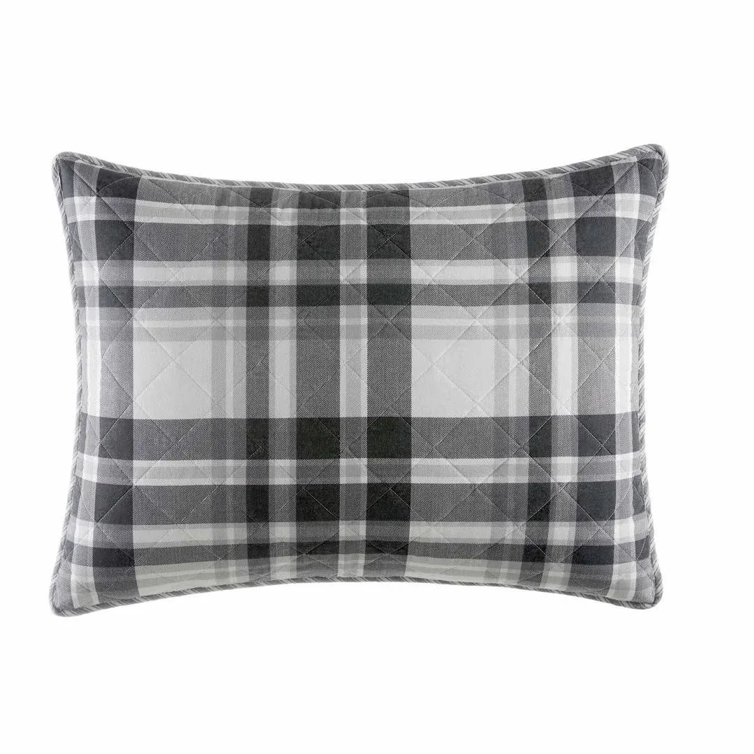 Coal Creek Reversible Quilt &amp; Sham Set - Eddie Bauer chrome  King