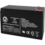 AJC Battery Compatible with Vision CP1290 12V 9Ah UPS Battery