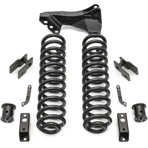 ReadyLIFT 2.50-Inch Coil Spring Front Suspension Lift Kit with Front Shock Extensions and Front Track Bar Bracket (11-19 4WD 6.7L Powerstroke F-250 Super Duty)