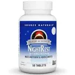 Source Naturals, NightRest™ With Melatonin, 50 Tablets