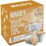 Maud&#039;s Chai Tea Latte Spiced Cha-Cha-Chai Latte, 18ct. Solar Energy Produced Tea