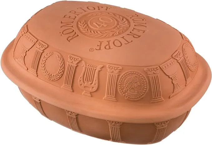 Römertopf ‎150005 Clay Roaster | 50 Years Anniversary Edition | Non-Stick Dutch ...