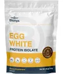 Blonyx Egg White Protein Isolate Powder - Chocolate Milk Flavor, Gluten Free ...