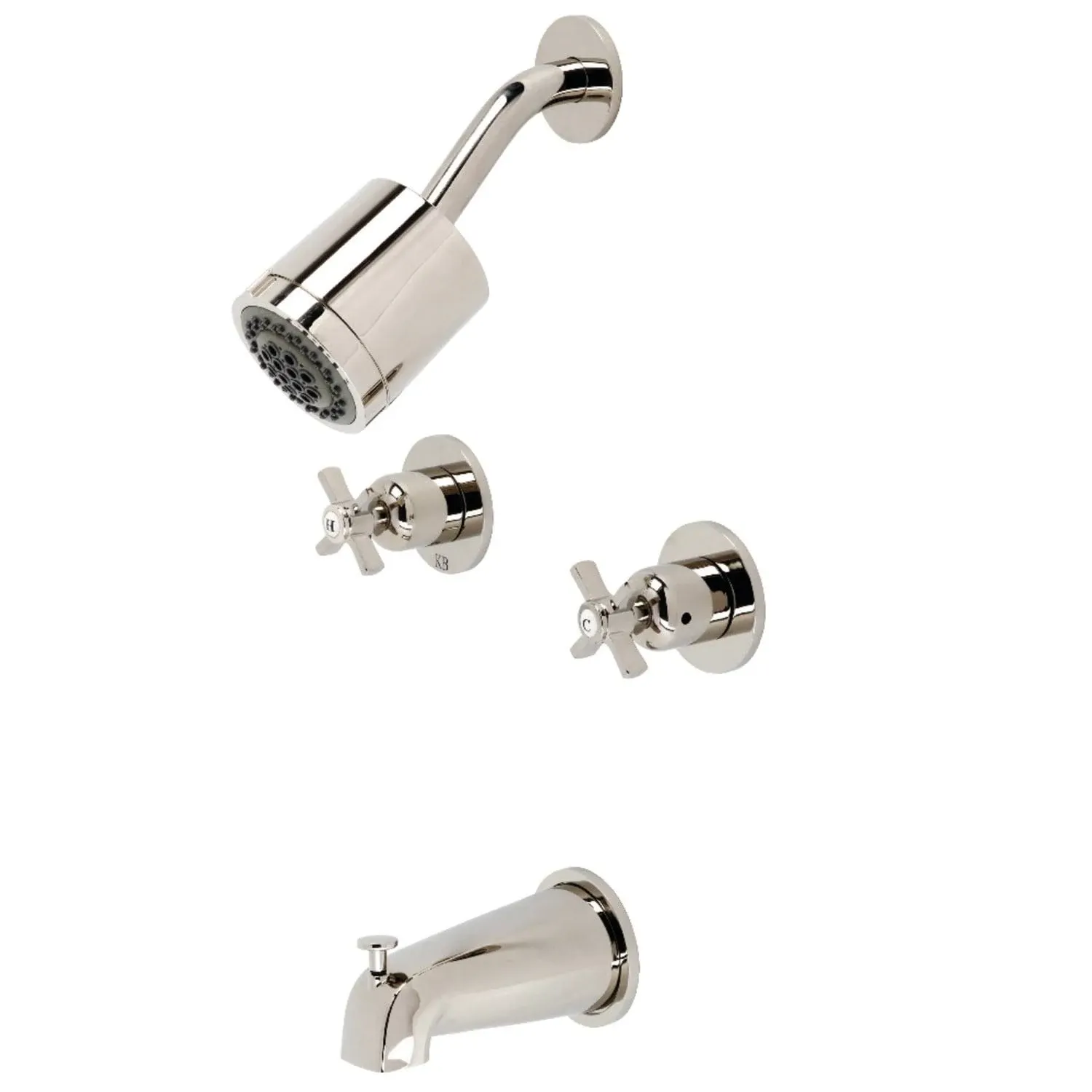 Kingston Brass KBX814.ZX Millennium Tub and Shower Trim Package - Nickel