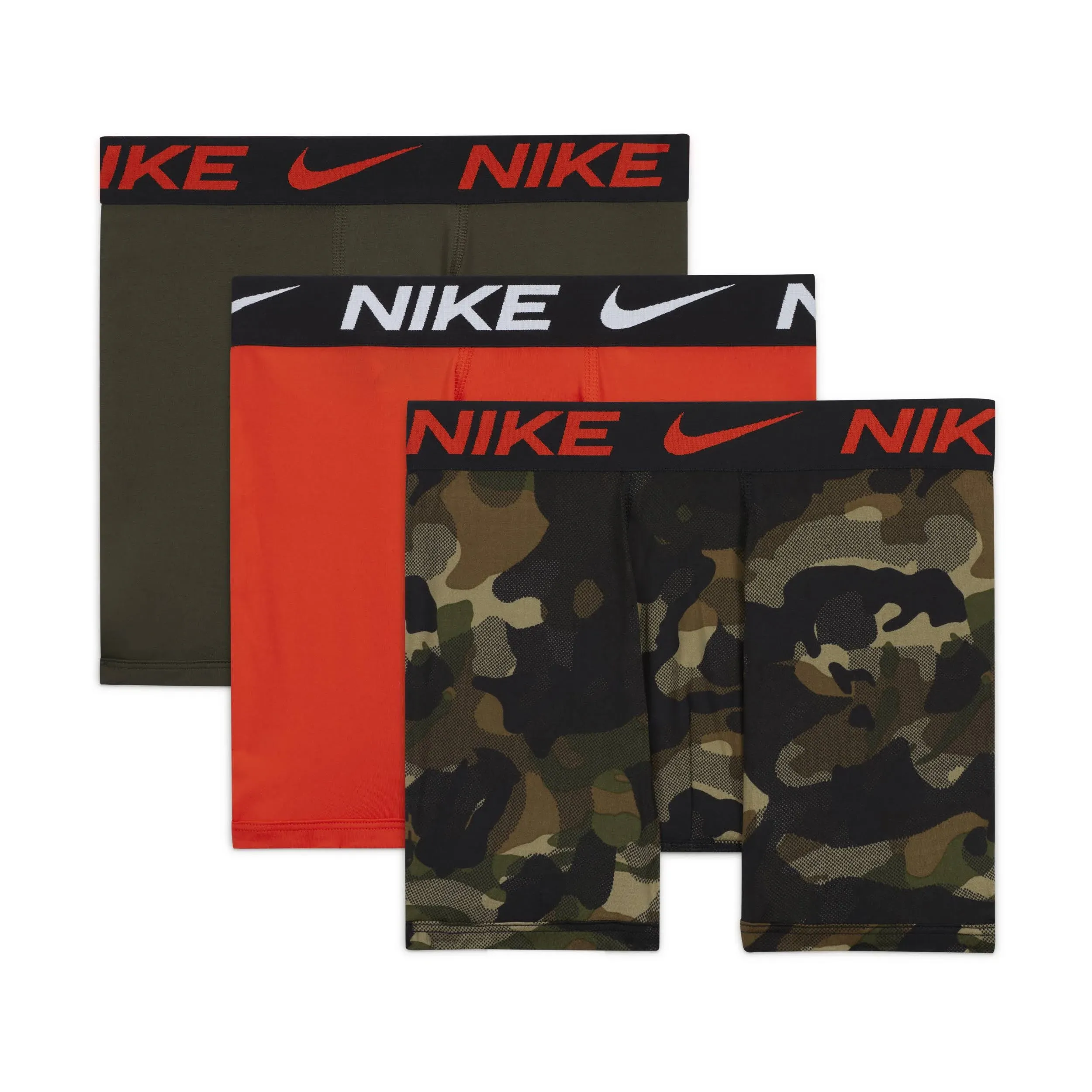 Boys Nike 8-20 Printed 3-Pack Boxer Briefs