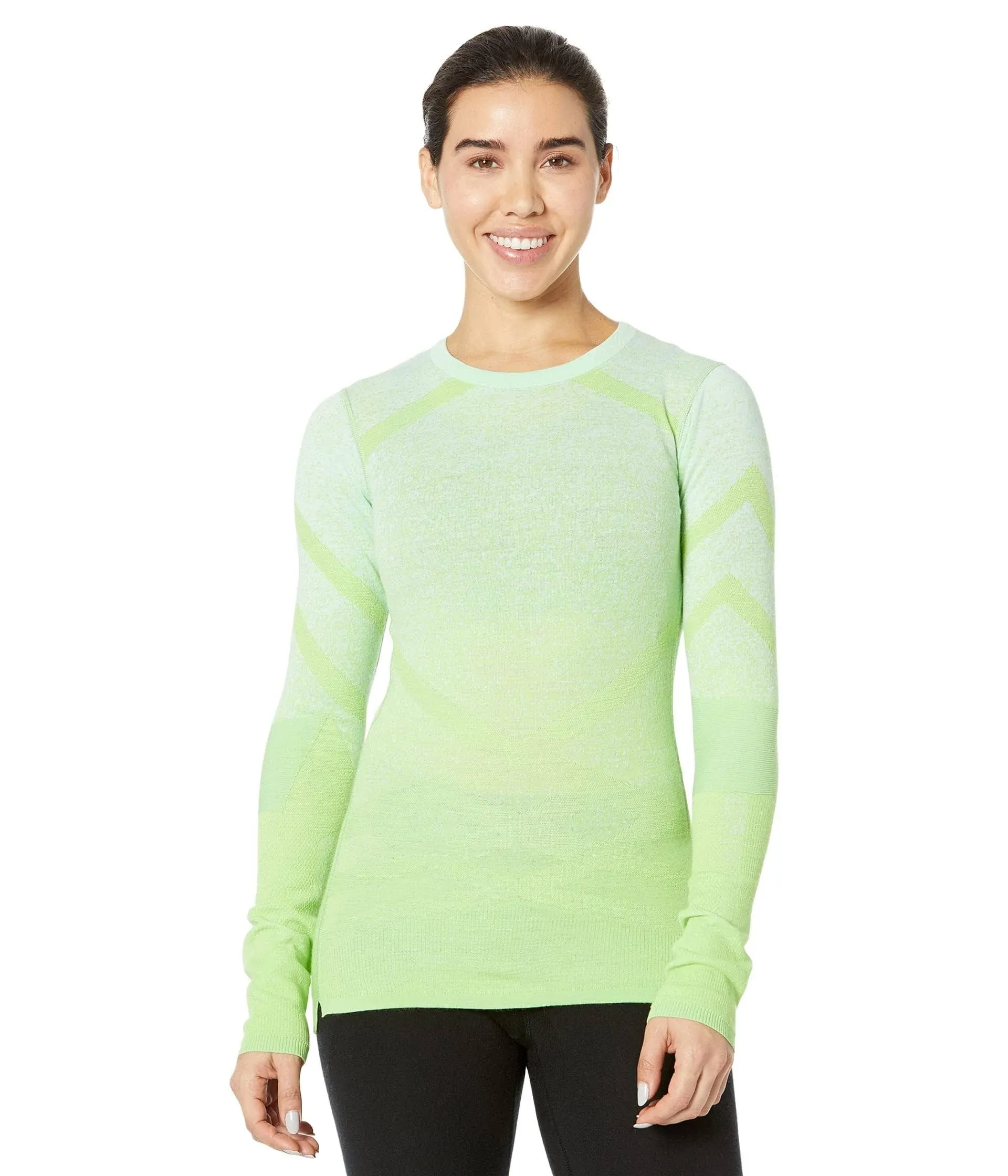 Smartwool Women's Intraknit Thermal Merino Base Layer Pattern Crew