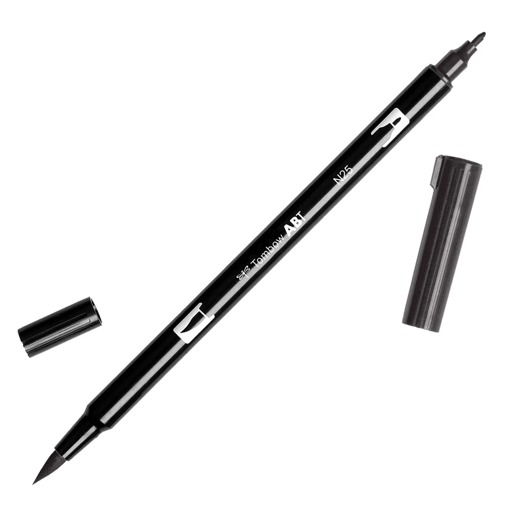 Tombow - Dual Brush-Pen - Lamp Black (n25)