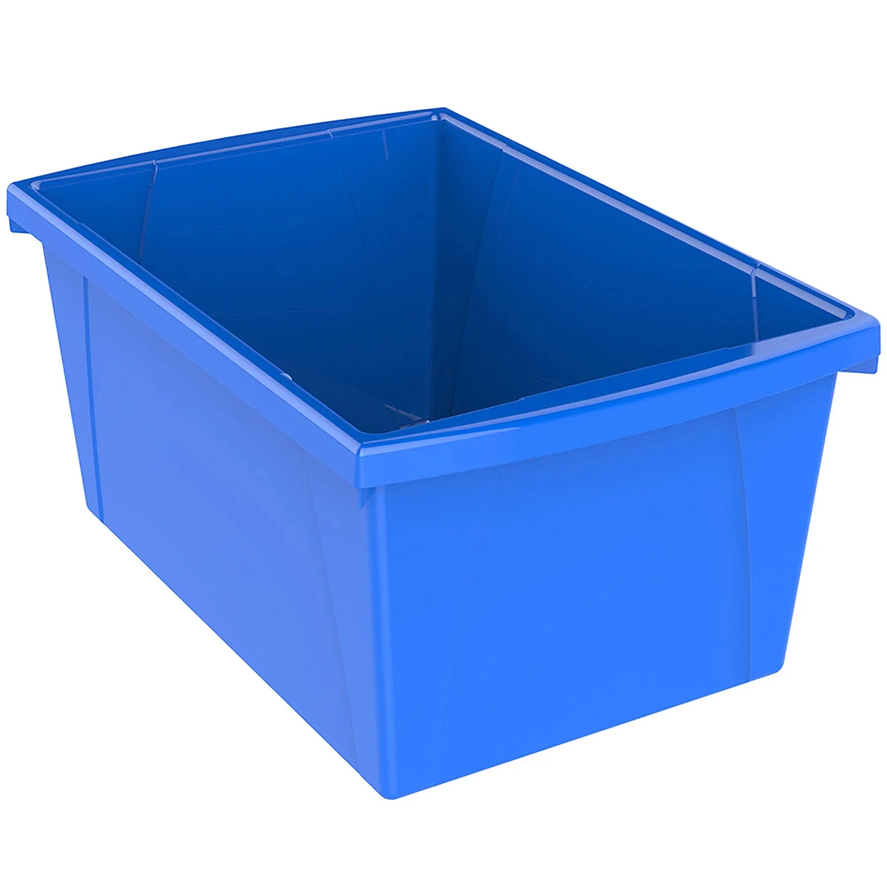 Storex Medium Classroom Storage Bin, Blue