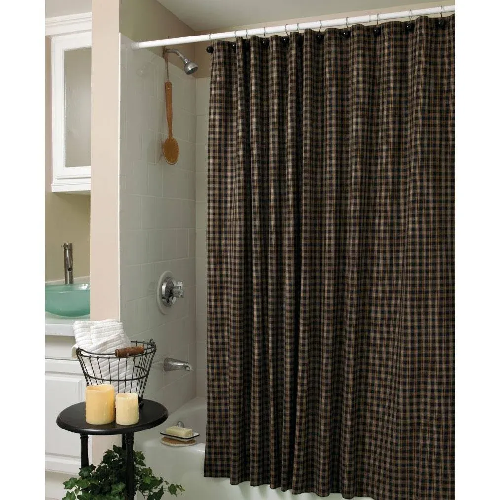 Sturbridge Shower Curtain - Black