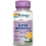 Solaray Super Rhodiola Root Extract 500 MG 60 VegCaps