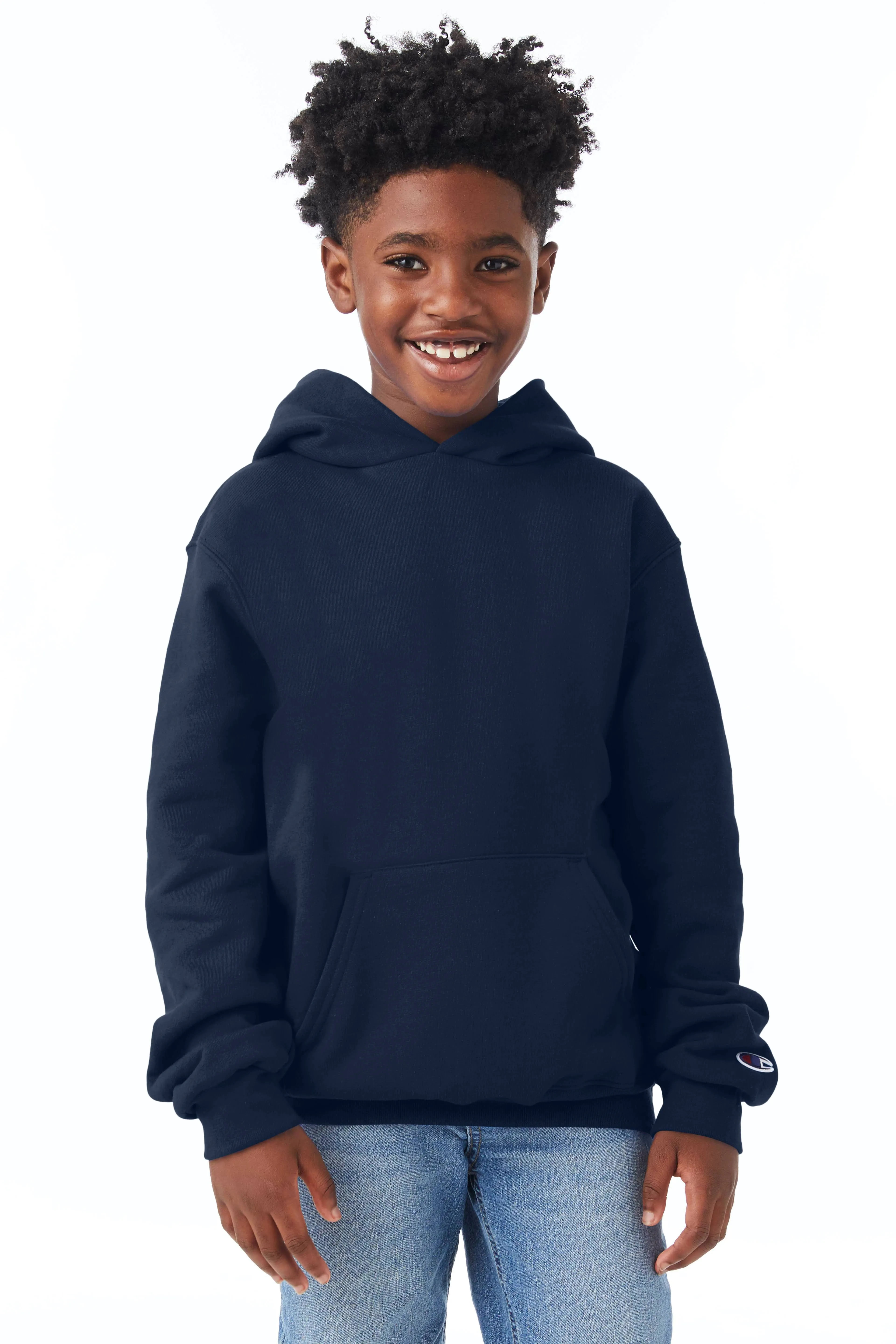 Champion S790 Youth Powerblend Pullover Hooded Sweatshirt