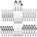 Mikasa Regent Bead 65-pc. Flatware Set