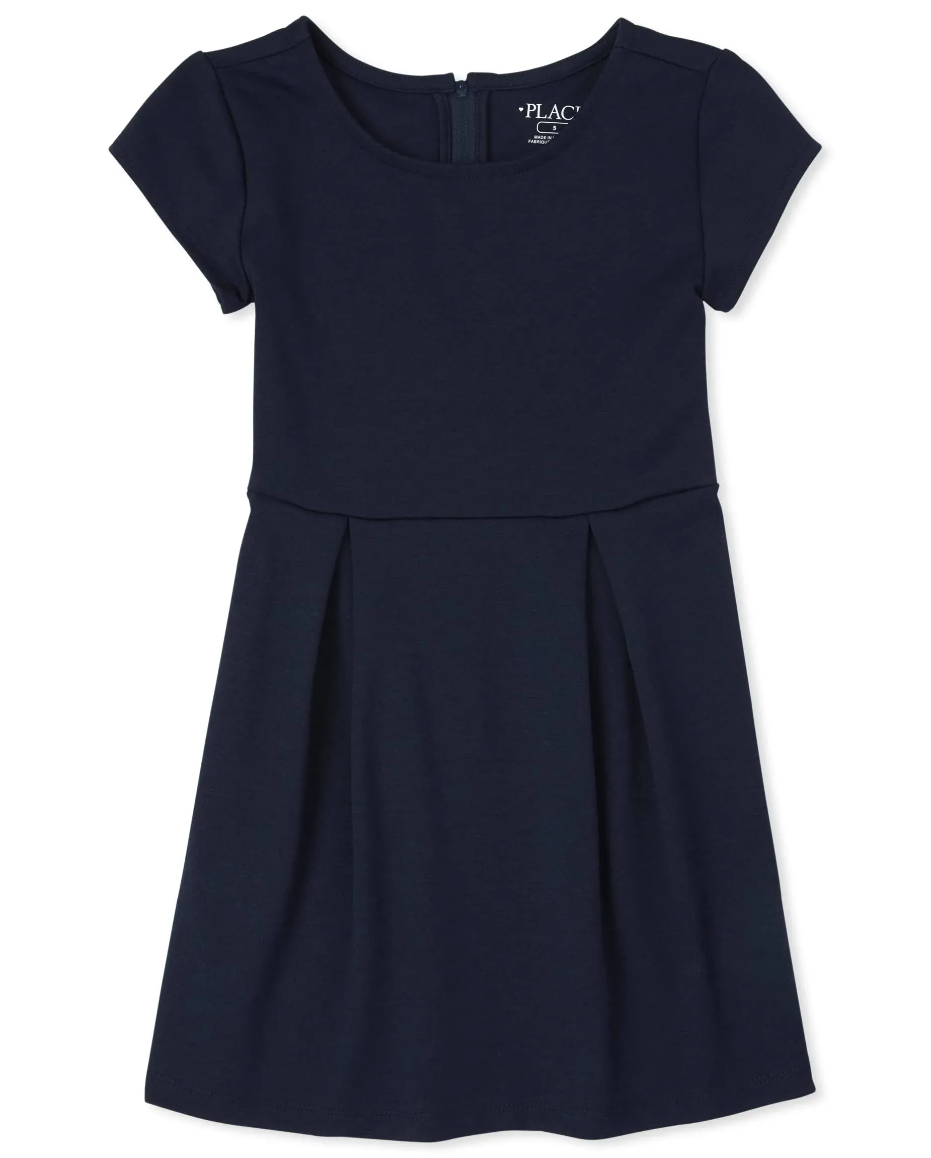 The Children's Place Girls' Short Sleeve Ponte Dress