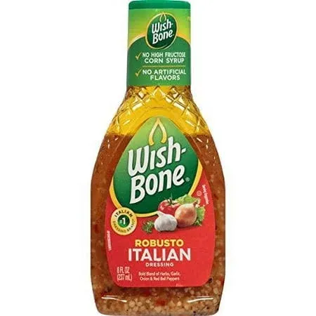 Wish-Bone Italian Dressing,, 8 Ounce (Pack of 12), Women's, Size: One Size