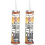 Dicor 501LSW-1, Lap Sealant Self-Leveling, White, 10.3 Ounce Tube (2)