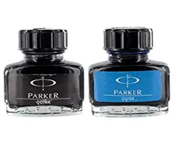 Parker Quink Ink Bottle, Black 30ml