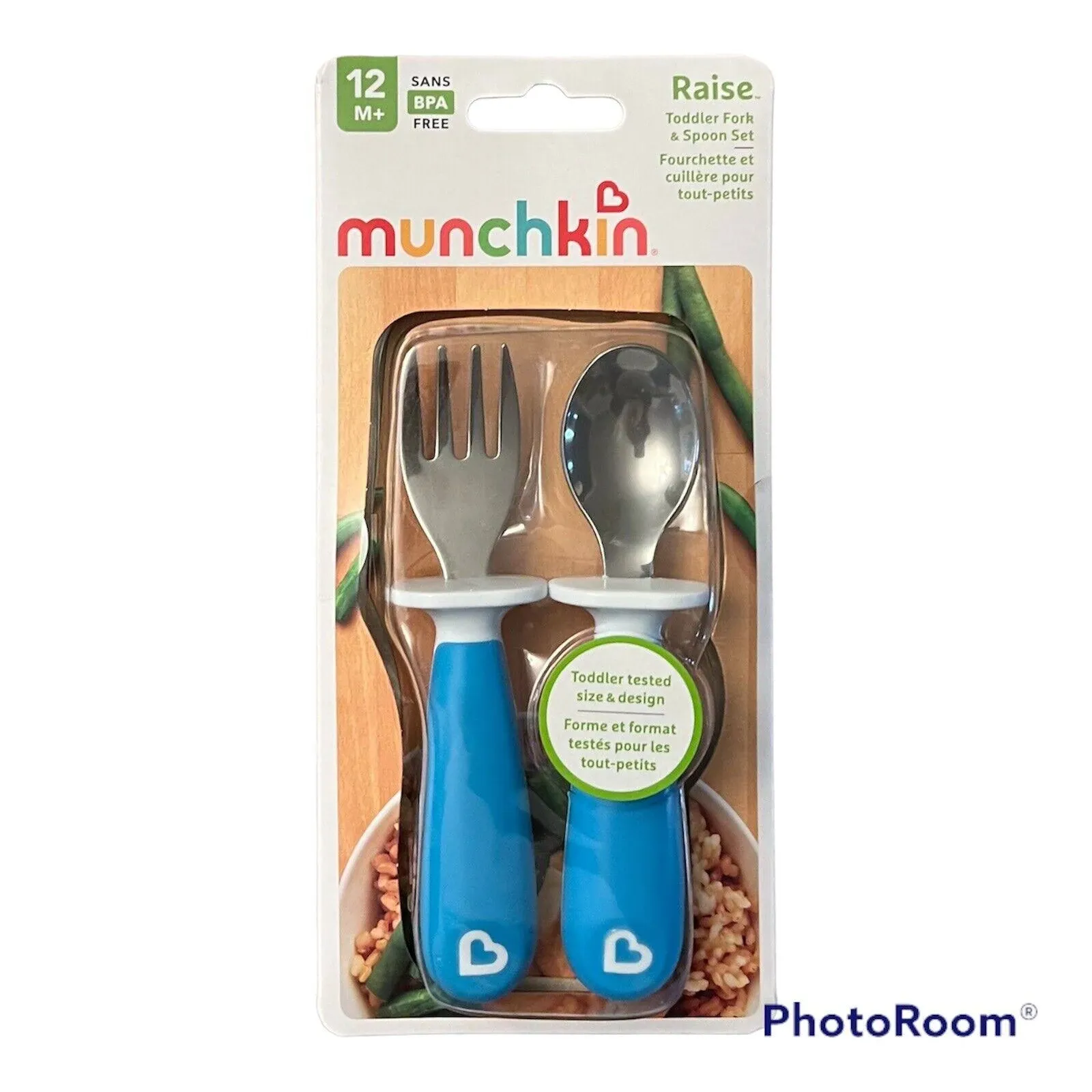 Munchkin Raise Toddler Fork Spoon Set