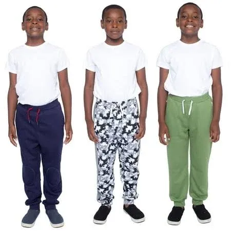 Stitch & Stone Boys 3pk Joggers - Comfy and Cool Pants for Boys