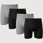 Hanes Men's FreshIQ Boxer Briefs 2X-3X 4-Pack Assorted Solids 2XL