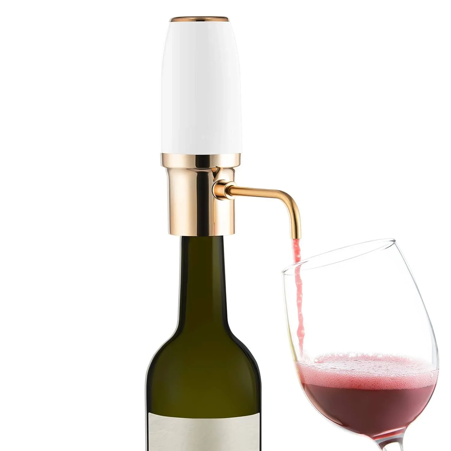 Electric Wine Aerator Dispenser Electric Smart Decanter，Rechargeable with Micro USB Cable