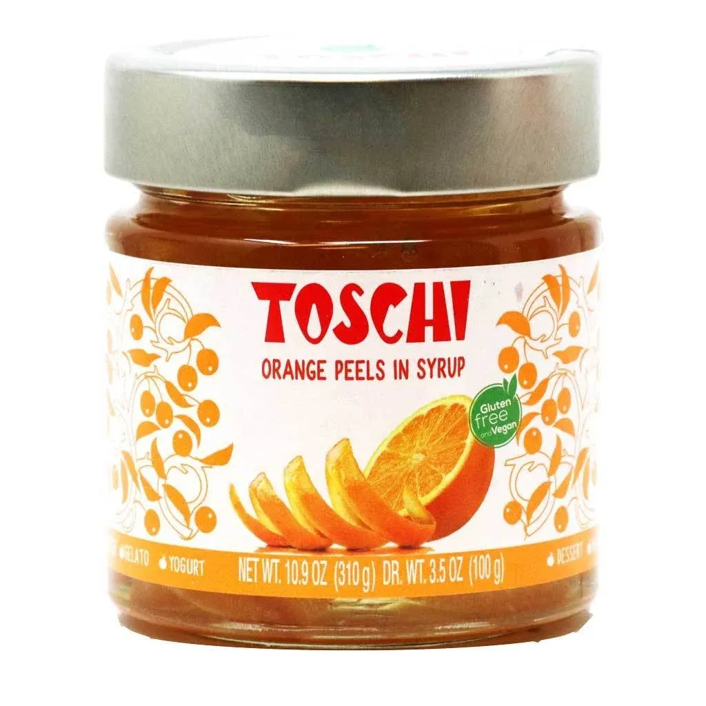 Toschi Orange Peels in Syrup 10.9 oz. (310 g)