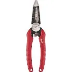 Milwaukee 48-22-3079 6-In-One Combination Wire Stripping and Reaming Pliers for Electricians