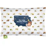 KeaBabies Toddler Pillow with Pillowcase (Construction)