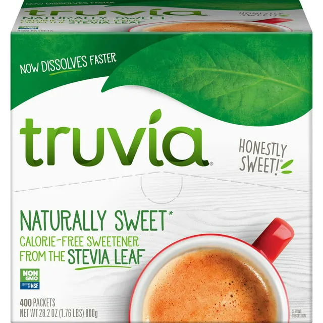 Truvia Natural Sweetener, 400 Count (Pack of 1)