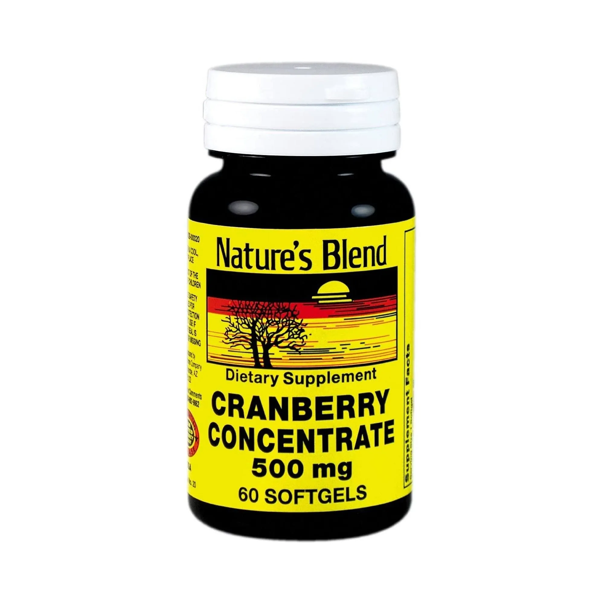 Nature's Blend Cranberry Concentrate 500 mg 60 Softgels