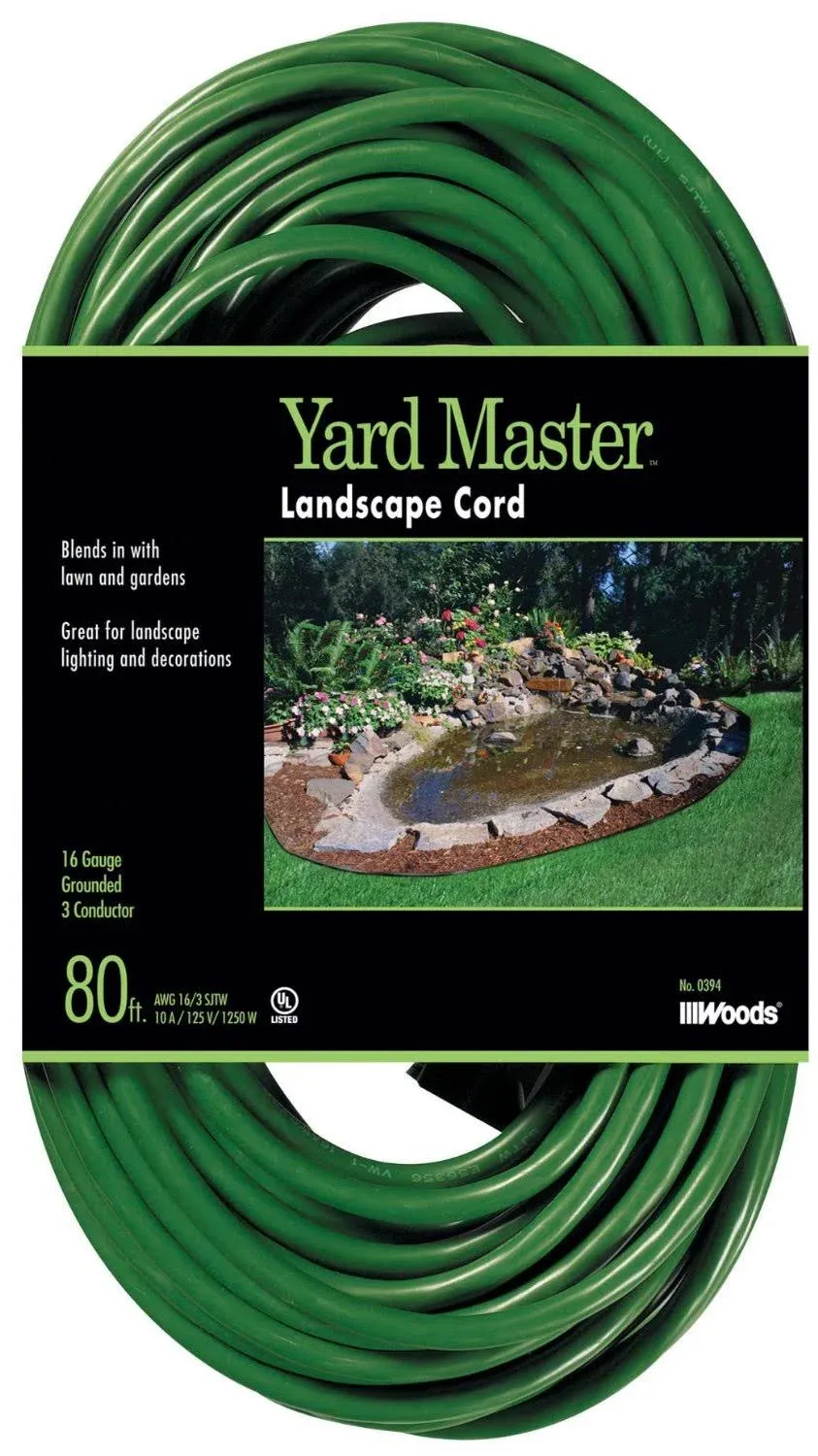 Coleman Cable 283419 Yardmaster Ext Cord 80Ft Grn