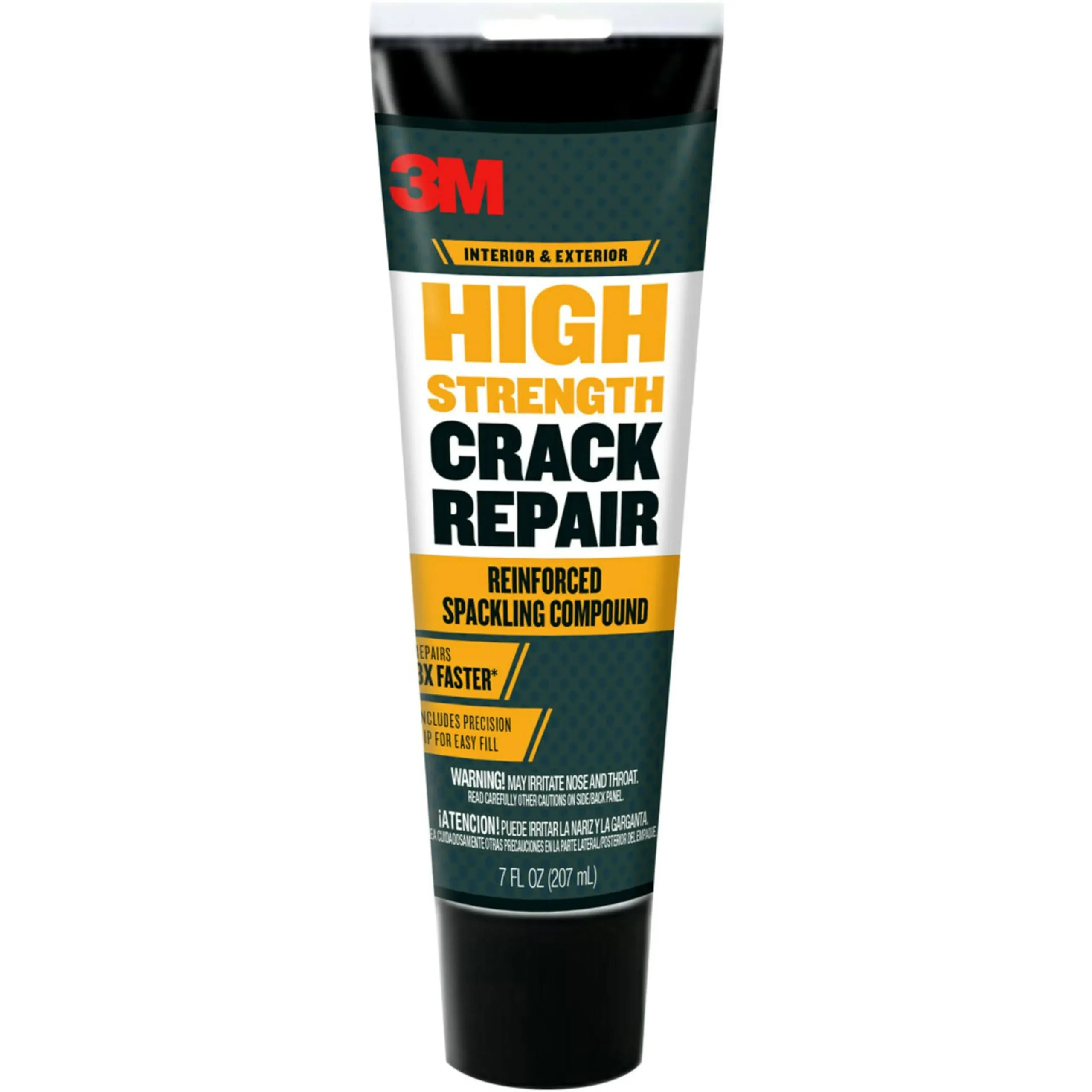 3M High Strength Crack Repair, 7 oz, Wall Crack Repair, Squeeze Tube for Easy Application Directly Into Cracks & Fractures, Repairs Damaged Areas on Walls & Ceilings (CR-7-SQ)