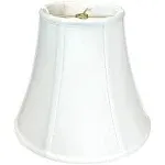 Royal Designs, Inc. "True Bell Lamp Shade with Round Clip, White, 3.75"" x 7"" x 6.75""" (BS-704RC-7WH)