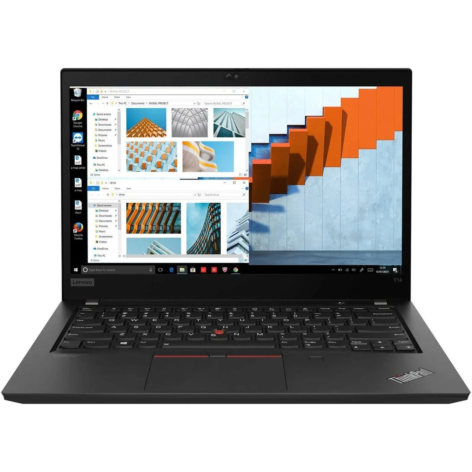 Lenovo 20W0014UUS ThinkPad T14 Gen 2 (Intel) 14&quot; Touch Notebook, Core i5, 16GB RAM, 512GB SSD, Windows 11